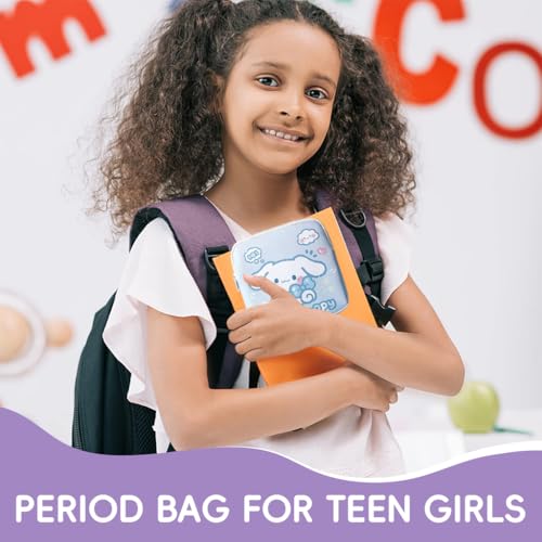 PALAY 2Pcs Sanitary Pads Travel Bag Menstruation Kawaii Sanrio Cartoon Sanitary Zipper Pouches 8-10 Capacity Storage Bag Cute Print Sanitary Pads Bag Coin Bags Accessories Bags PALAY 2Pcs Sanitary Pads Travel Bag Menstruation Kawaii Sanrio Cartoon Sanitary Zipper Pouches 8-10 Capacity Storage Bag Cute Print Sanitary Pads Bag Coin Bags Accessories Bags